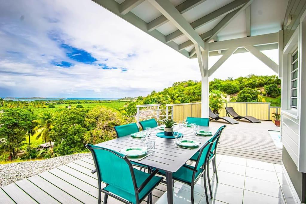 Magnifique Villa Piscine, Vue Mer, 8 Km Plages Le François Exterior foto